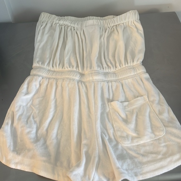 White coverup romper - Picture 2 of 2